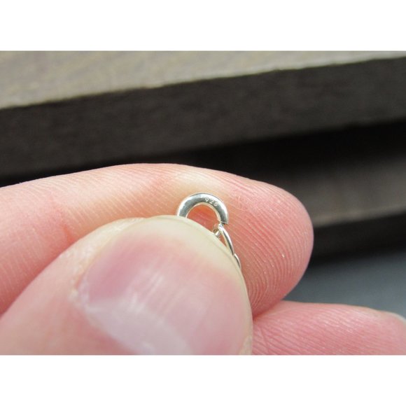 7" Sterling Silver Chain Infinity Symbol Bracelet Vintage Elegant Beautiful - Picture 4 of 6